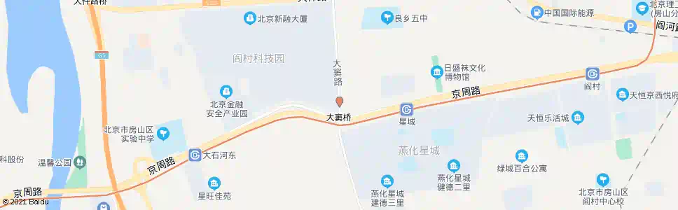 北京大窦桥北_公交站地图_北京公交_妙搜公交查询2025