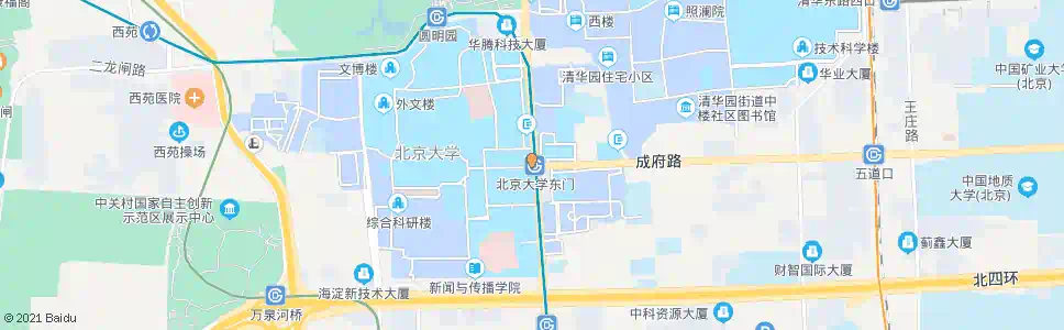 北京公安大学东门_公交站地图_北京公交_妙搜公交查询2025