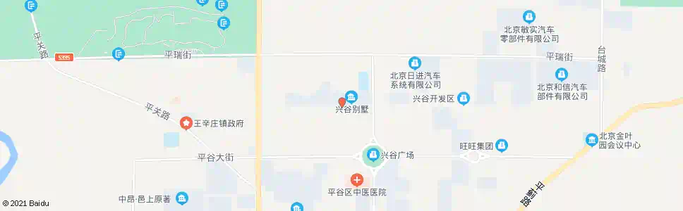 北京兴谷家园_公交站地图_北京公交_妙搜公交查询2025