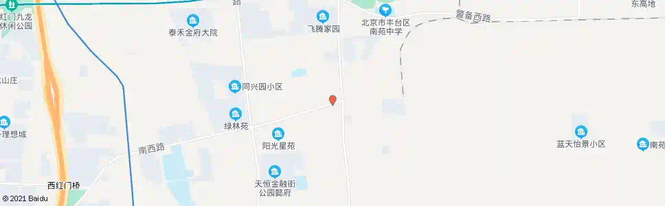 北京西红门路东口_公交站地图_北京公交_妙搜公交查询2025