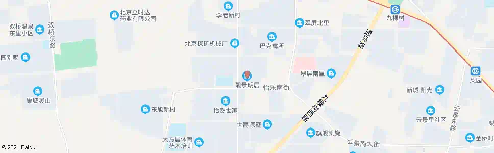北京靓景明居_公交站地图_北京公交_妙搜公交查询2025