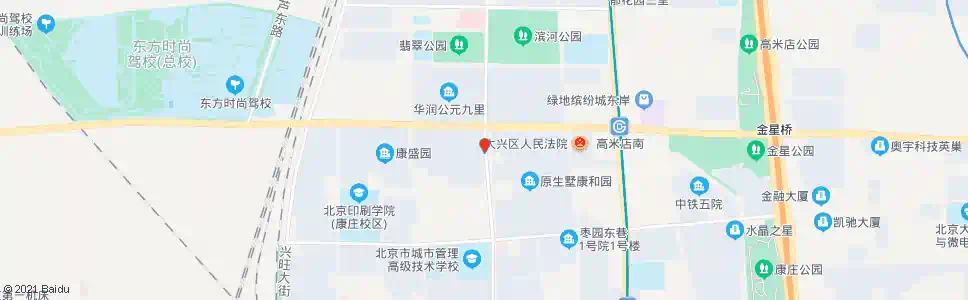 北京金星西路口南_公交站地图_北京公交_妙搜公交查询2025