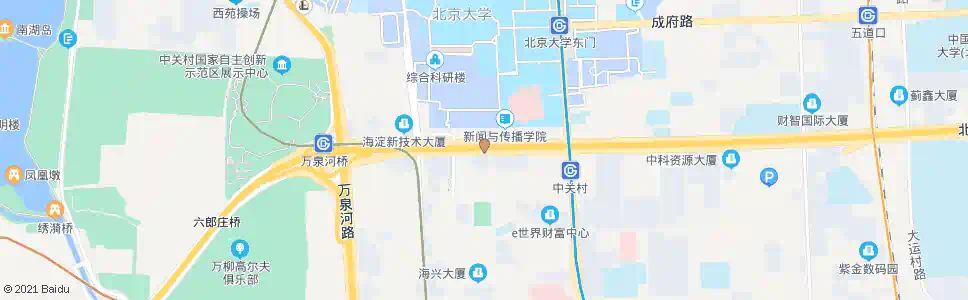 北京海淀桥东_公交站地图_北京公交_妙搜公交查询2025