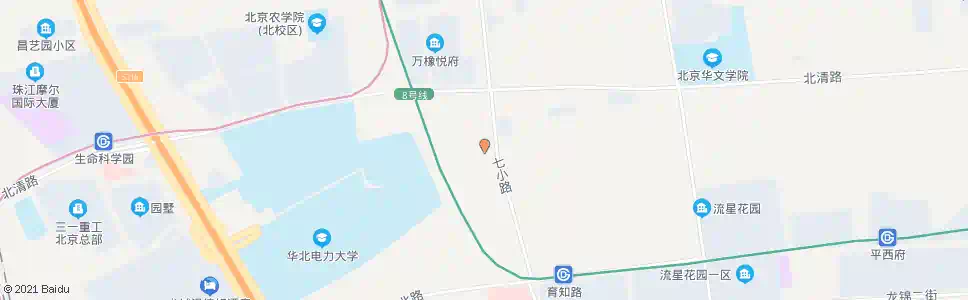 北京城北回龙观市场_公交站地图_北京公交_妙搜公交查询2025
