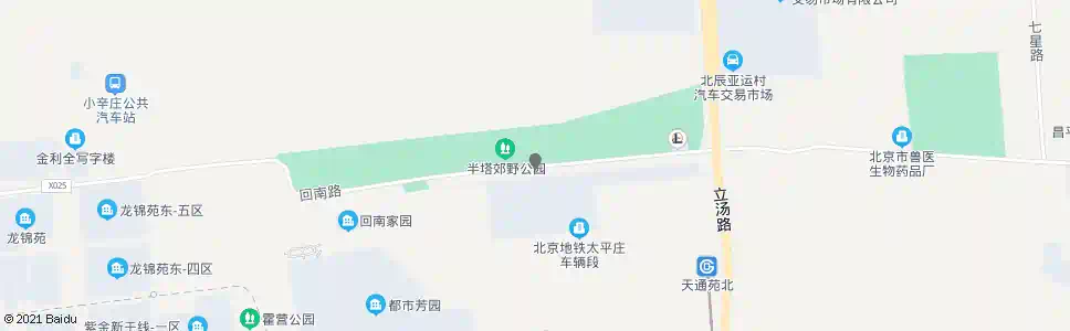 北京半截塔村东站_公交站地图_北京公交_妙搜公交查询2025