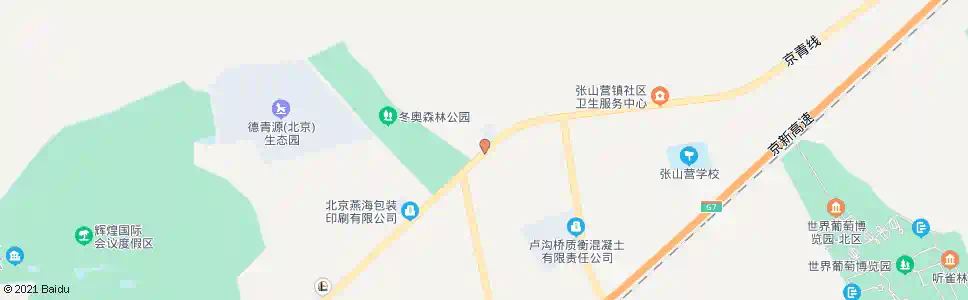 北京松山路口_公交站地图_北京公交_妙搜公交查询2025
