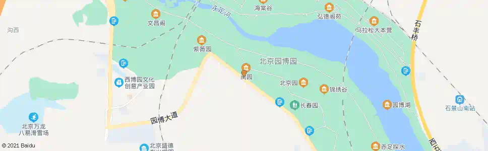 北京园博园5号门_公交站地图_北京公交_妙搜公交查询2025