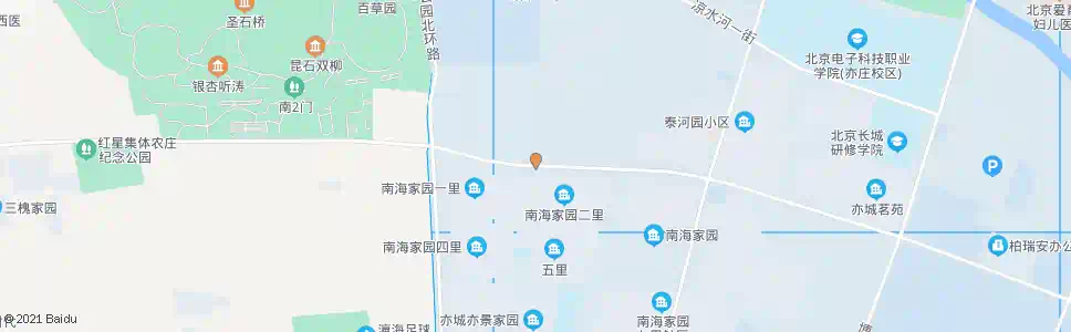 北京南海家园_公交站地图_北京公交_妙搜公交查询2025
