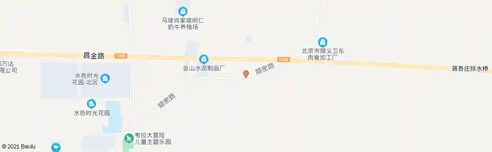 北京北府路口_公交站地图_北京公交_妙搜公交查询2025