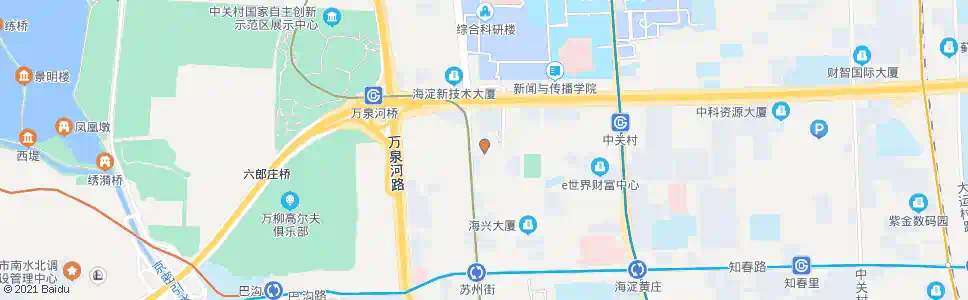 北京海淀大街西口_公交站地图_北京公交_妙搜公交查询2025