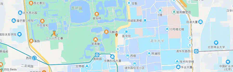 北京圆明园东路_公交站地图_北京公交_妙搜公交查询2025