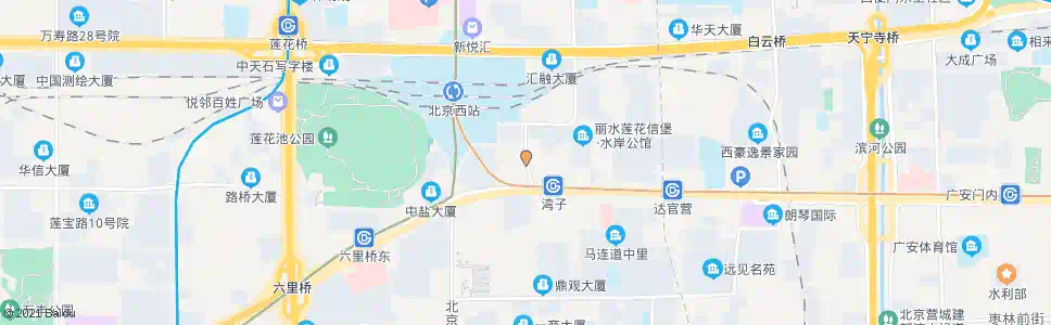 北京马连道北路_公交站地图_北京公交_妙搜公交查询2025