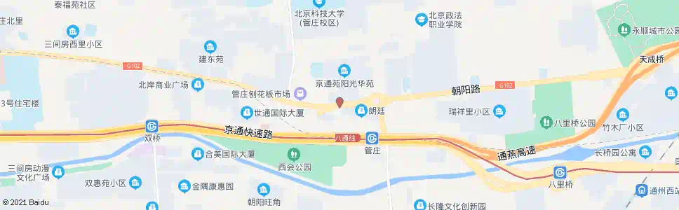 北京杨闸环岛西_公交站地图_北京公交_妙搜公交查询2025