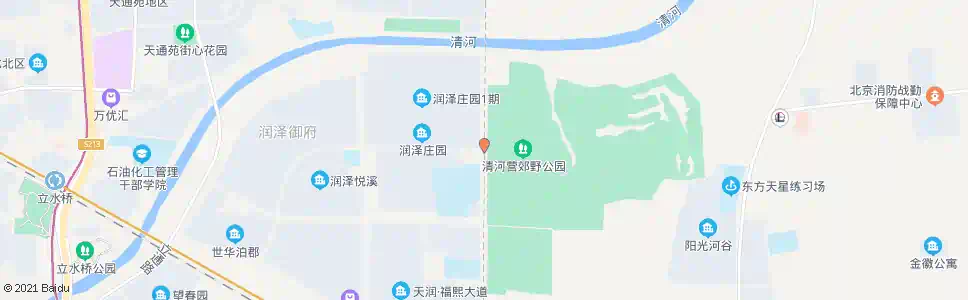 北京水岸中街东口_公交站地图_北京公交_妙搜公交查询2025