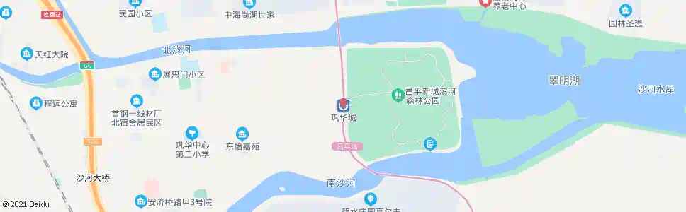 北京地铁巩华城站_公交站地图_北京公交_妙搜公交查询2025