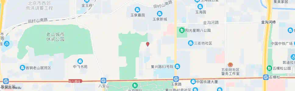 北京玉泉西街_公交站地图_北京公交_妙搜公交查询2025