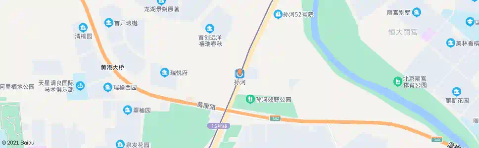 北京地铁孙河站_公交站地图_北京公交_妙搜公交查询2025