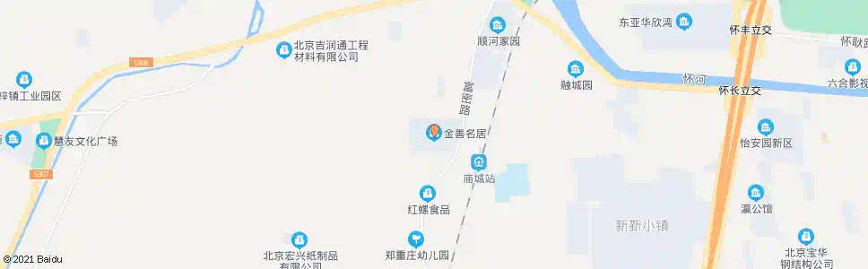 北京金善名居_公交站地图_北京公交_妙搜公交查询2025
