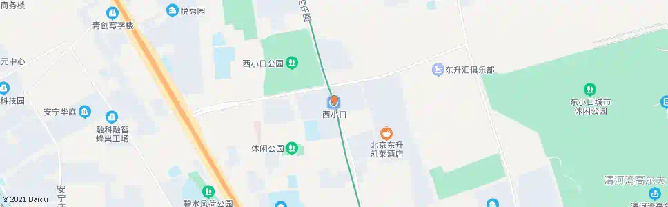 北京地铁西小口站_公交站地图_北京公交_妙搜公交查询2025