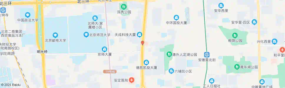 北京德外关厢_公交站地图_北京公交_妙搜公交查询2025