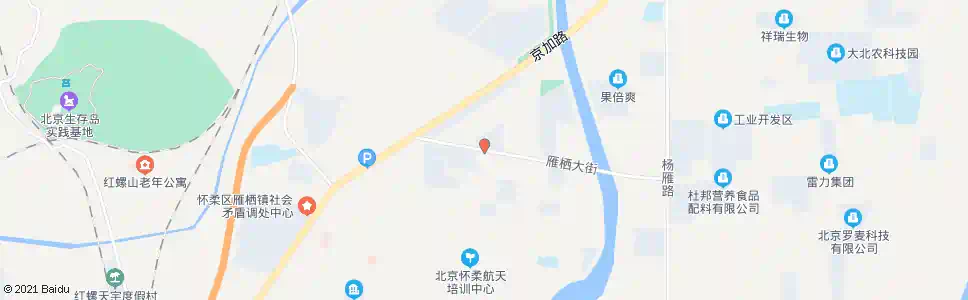 北京雁栖大街西口_公交站地图_北京公交_妙搜公交查询2025