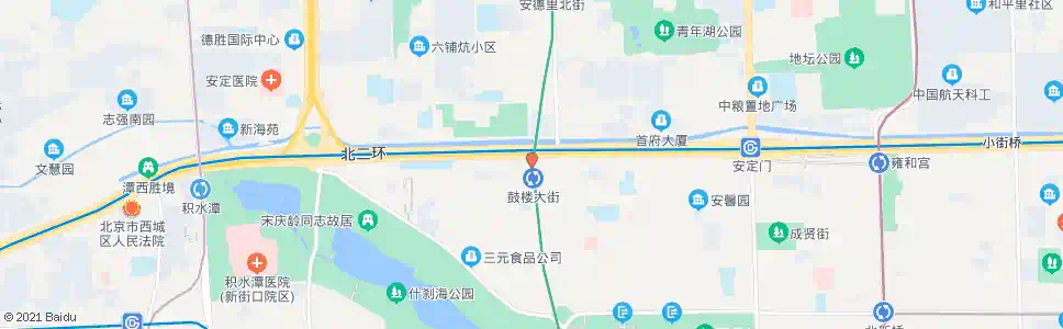 北京鼓楼大街站_公交站地图_北京公交_妙搜公交查询2025