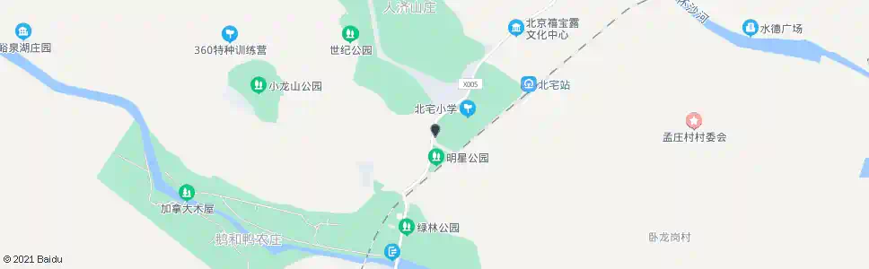 北京北宅村东_公交站地图_北京公交_妙搜公交查询2025