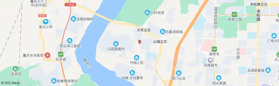 重庆江北农场_公交站地图_重庆公交_妙搜公交查询2025