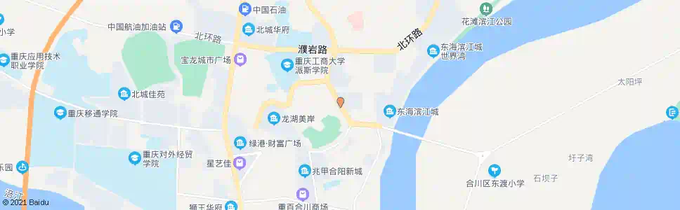 重庆区委党校_公交站地图_重庆公交_妙搜公交查询2025