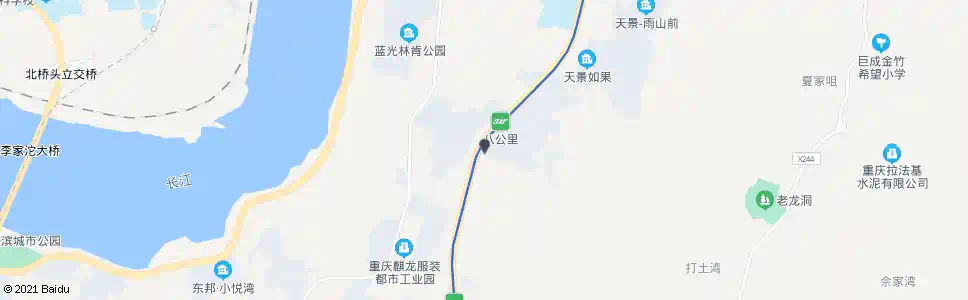 重庆龙城凯恩_公交站地图_重庆公交_妙搜公交查询2025