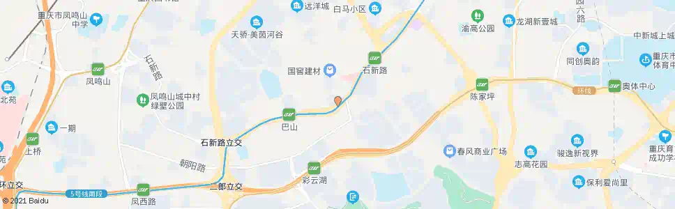 重庆钟表厂_公交站地图_重庆公交_妙搜公交查询2025