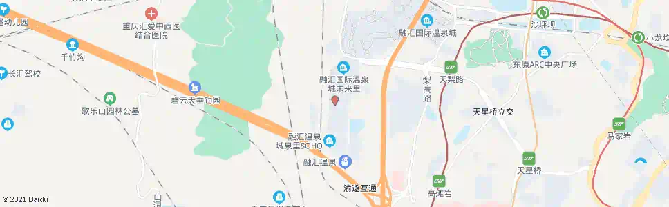 重庆温泉城2站_公交站地图_重庆公交_妙搜公交查询2025