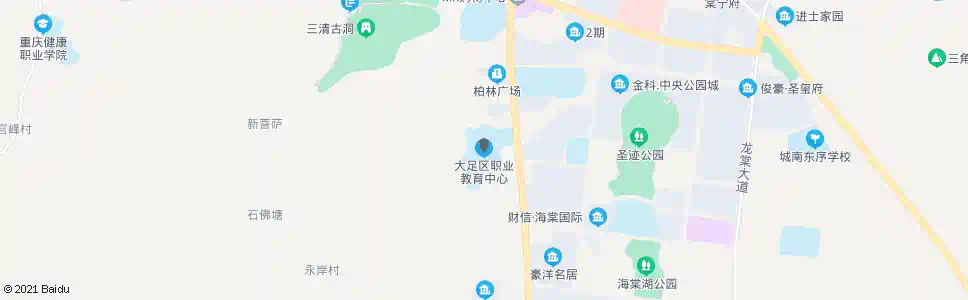 重庆大足职教中心_公交站地图_重庆公交_妙搜公交查询2025