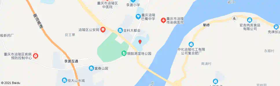 重庆涪陵高中_公交站地图_重庆公交_妙搜公交查询2025