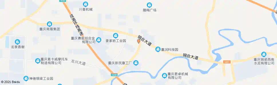 重庆中南检测站_公交站地图_重庆公交_妙搜公交查询2025