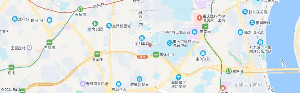 重庆奥韵路_公交站地图_重庆公交_妙搜公交查询2025