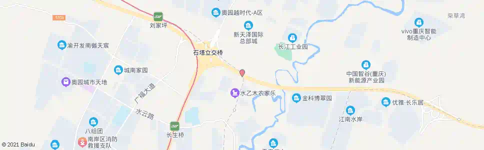 重庆茶涪路_公交站地图_重庆公交_妙搜公交查询2025