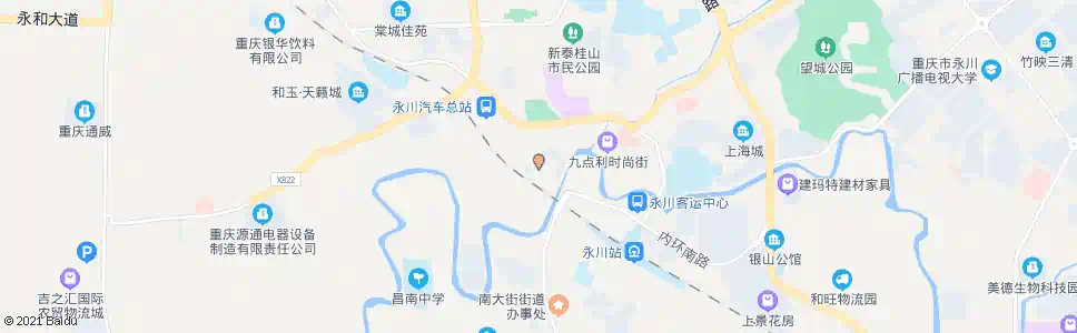 重庆城南市场_公交站地图_重庆公交_妙搜公交查询2025