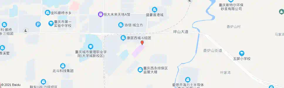 重庆康居西城_公交站地图_重庆公交_妙搜公交查询2025