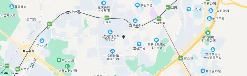 重庆长安福特_公交站地图_重庆公交_妙搜公交查询2025
