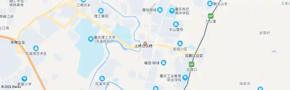 重庆土桥_公交站地图_重庆公交_妙搜公交查询2025