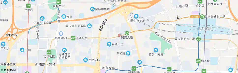 重庆泰山大道西段_公交站地图_重庆公交_妙搜公交查询2025