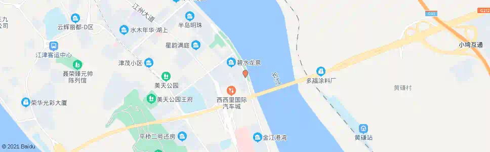 重庆江畔如歌_公交站地图_重庆公交_妙搜公交查询2025