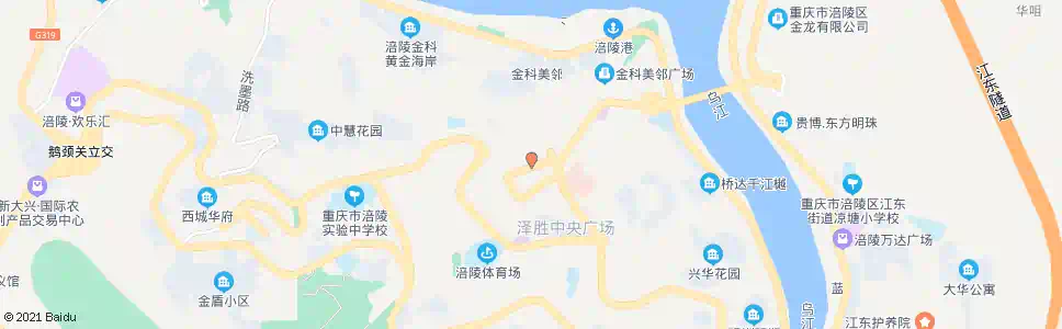 重庆协信花园_公交站地图_重庆公交_妙搜公交查询2025