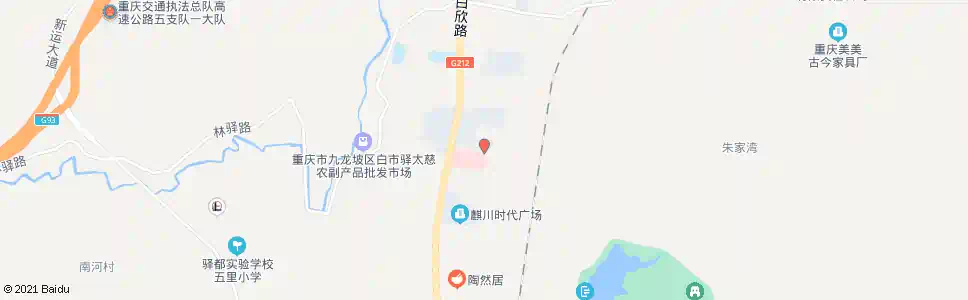 重庆白市驿五院枢纽站_公交站地图_重庆公交_妙搜公交查询2025