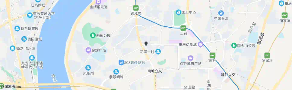 重庆南坪西路_公交站地图_重庆公交_妙搜公交查询2025