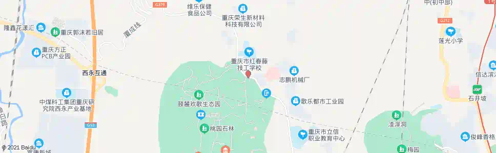 重庆黄花园修理厂_公交站地图_重庆公交_妙搜公交查询2025