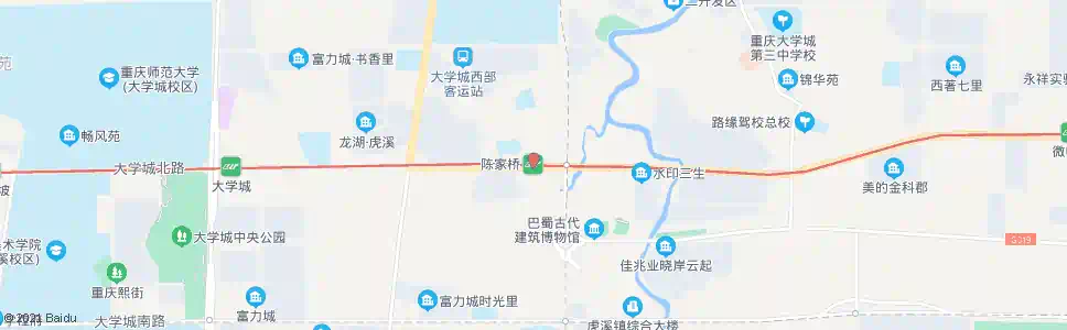 重庆陈家桥站_公交站地图_重庆公交_妙搜公交查询2025