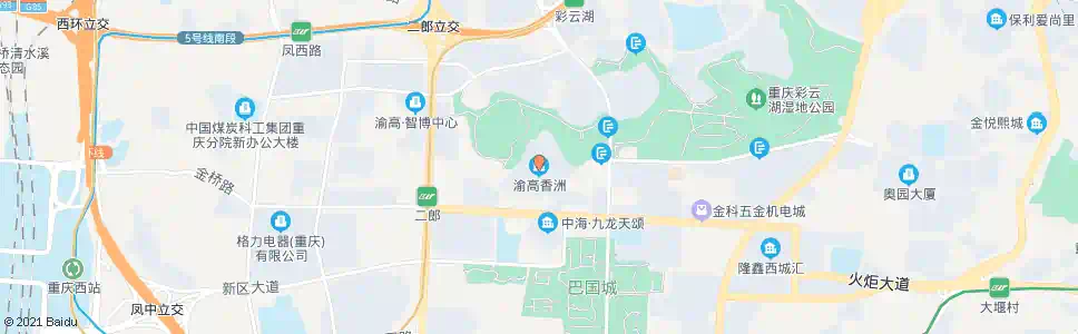 重庆渝高香洲_公交站地图_重庆公交_妙搜公交查询2025