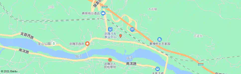 重庆武隆体育馆_公交站地图_重庆公交_妙搜公交查询2025